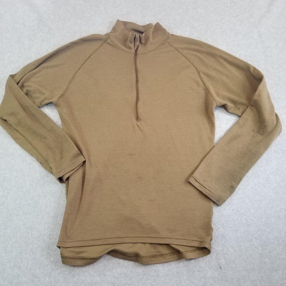 Halys Shirt Mens Large Long Coyote Brown PCU Level 1 Sekri USA Distressed Used